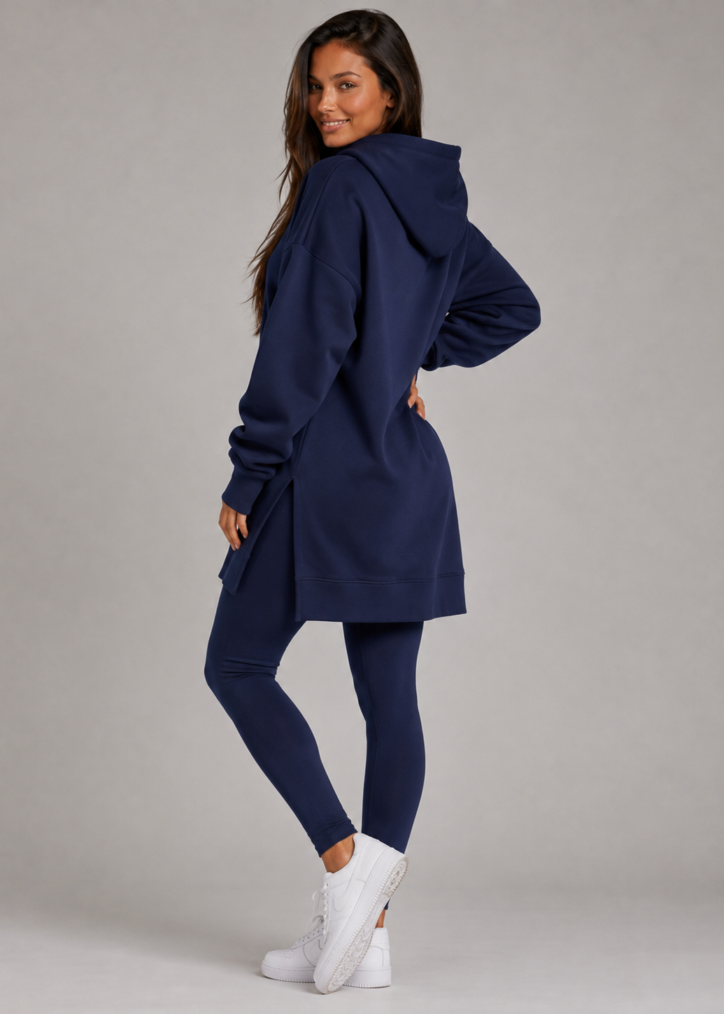 Oversized Hoodie Dress Set