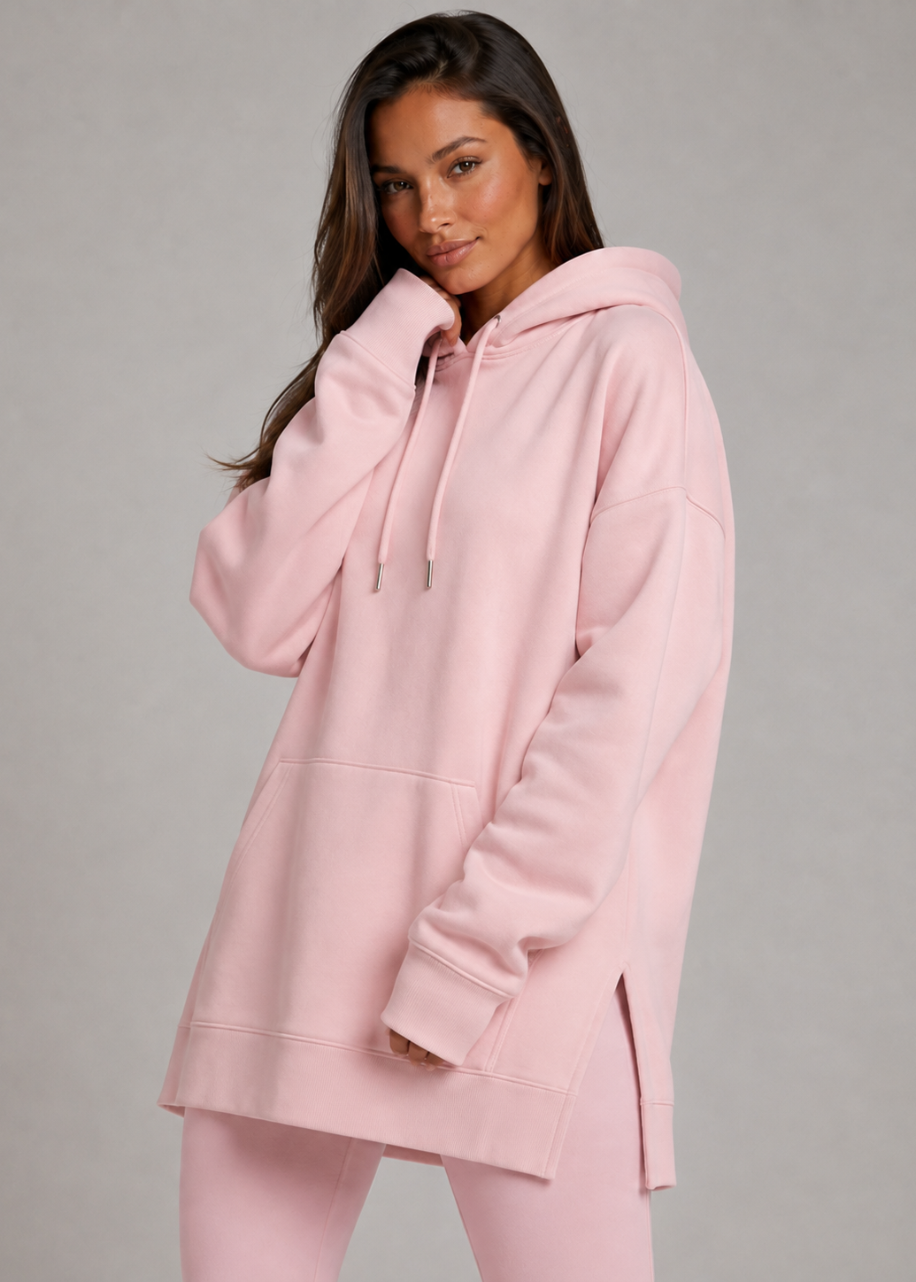 Oversized Hoodie Dress Set