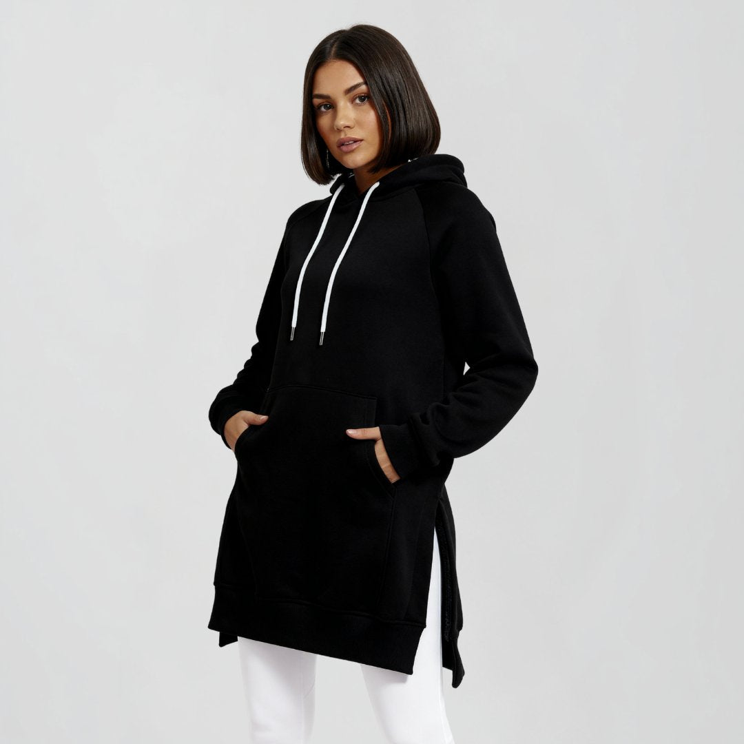 Robe à capuche oversize