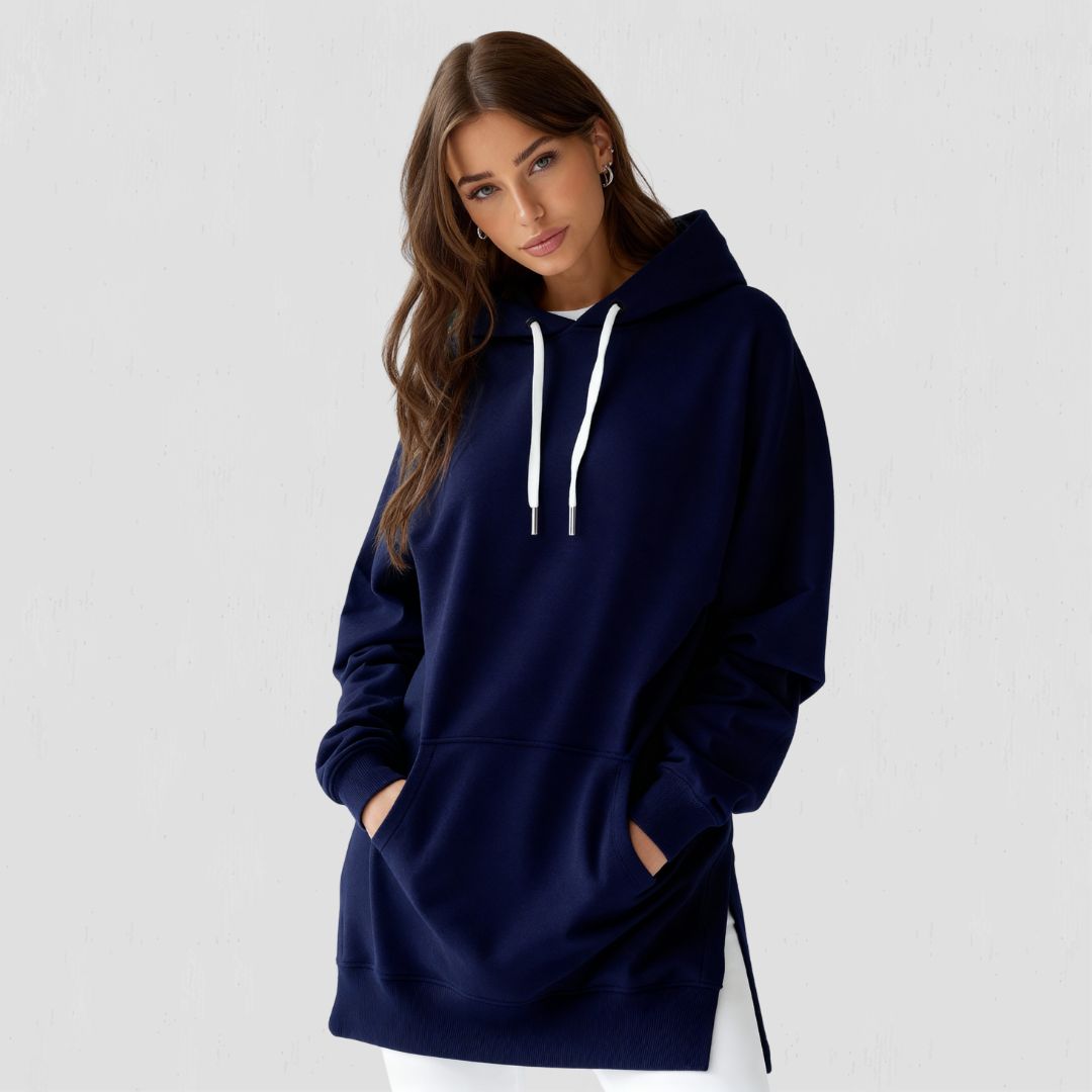 Robe à capuche oversize