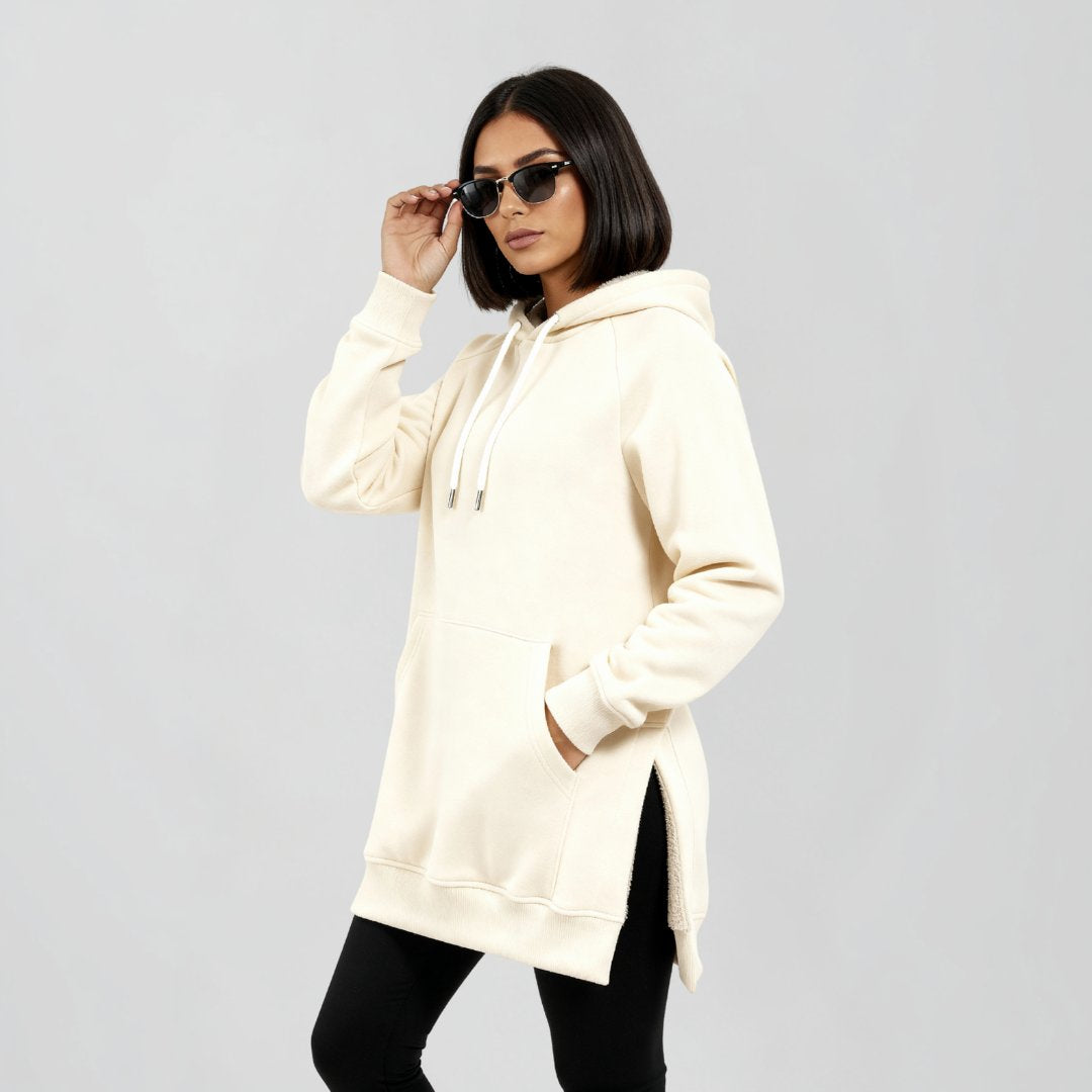 Robe à capuche oversize