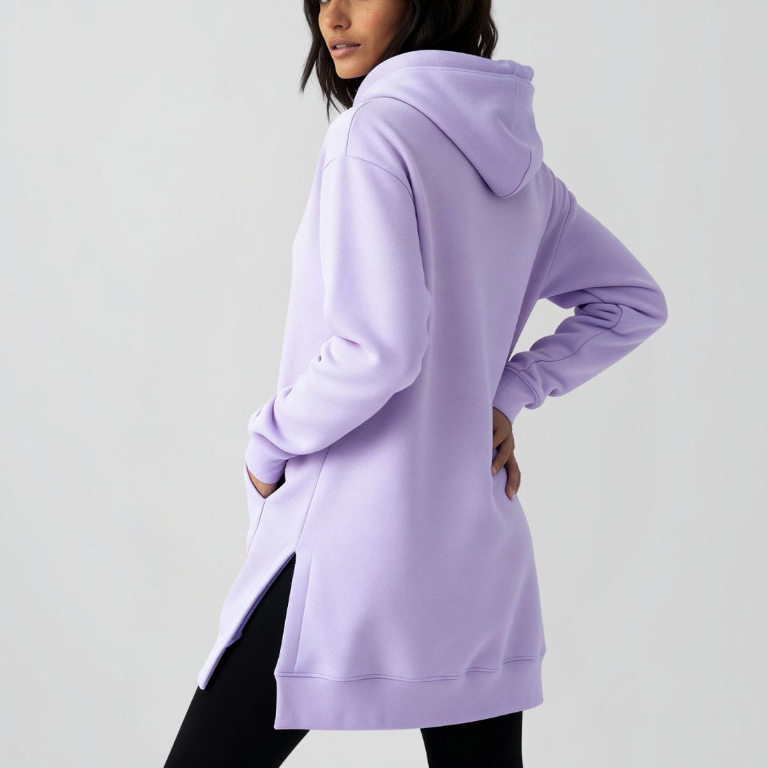 Robe à capuche oversize