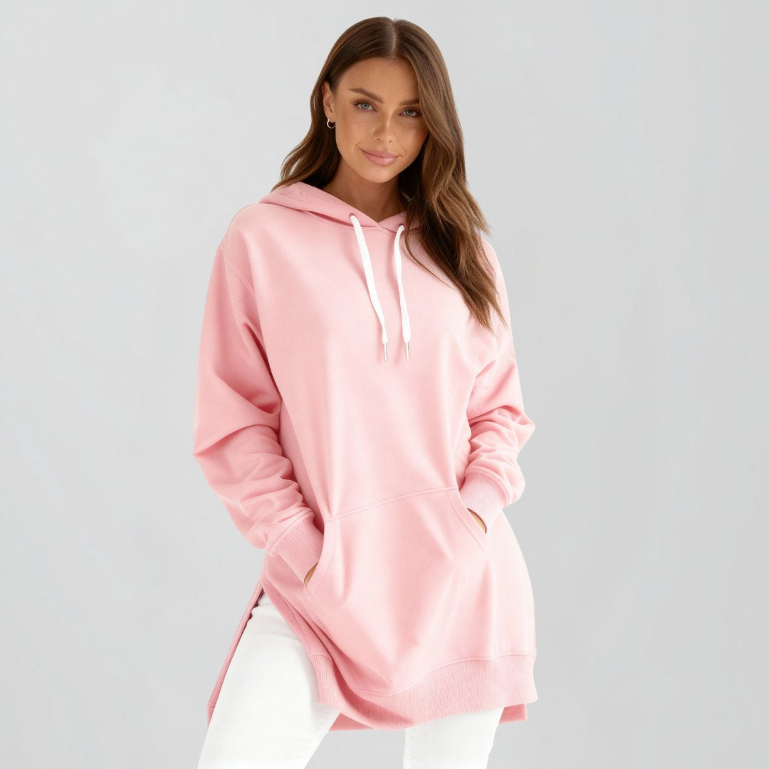 Übergroßes Hoodie-Kleid