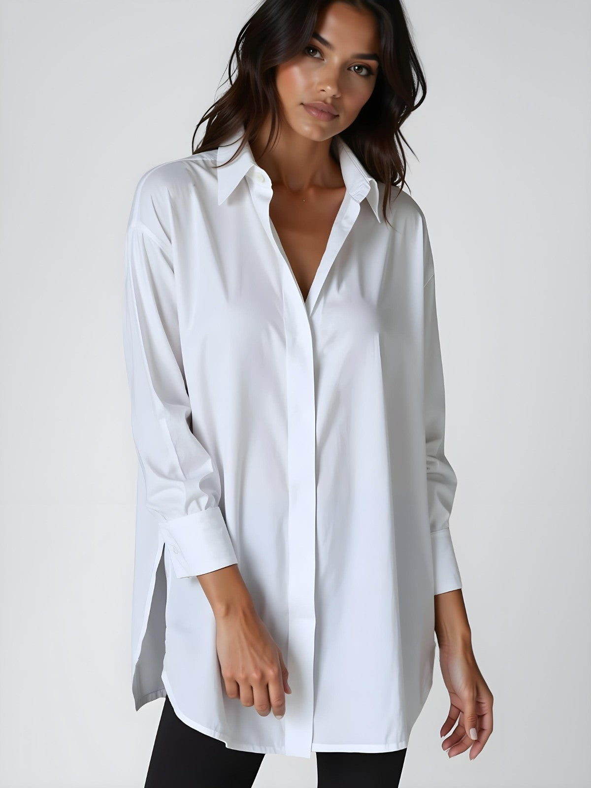 Oversized Shirt Dress