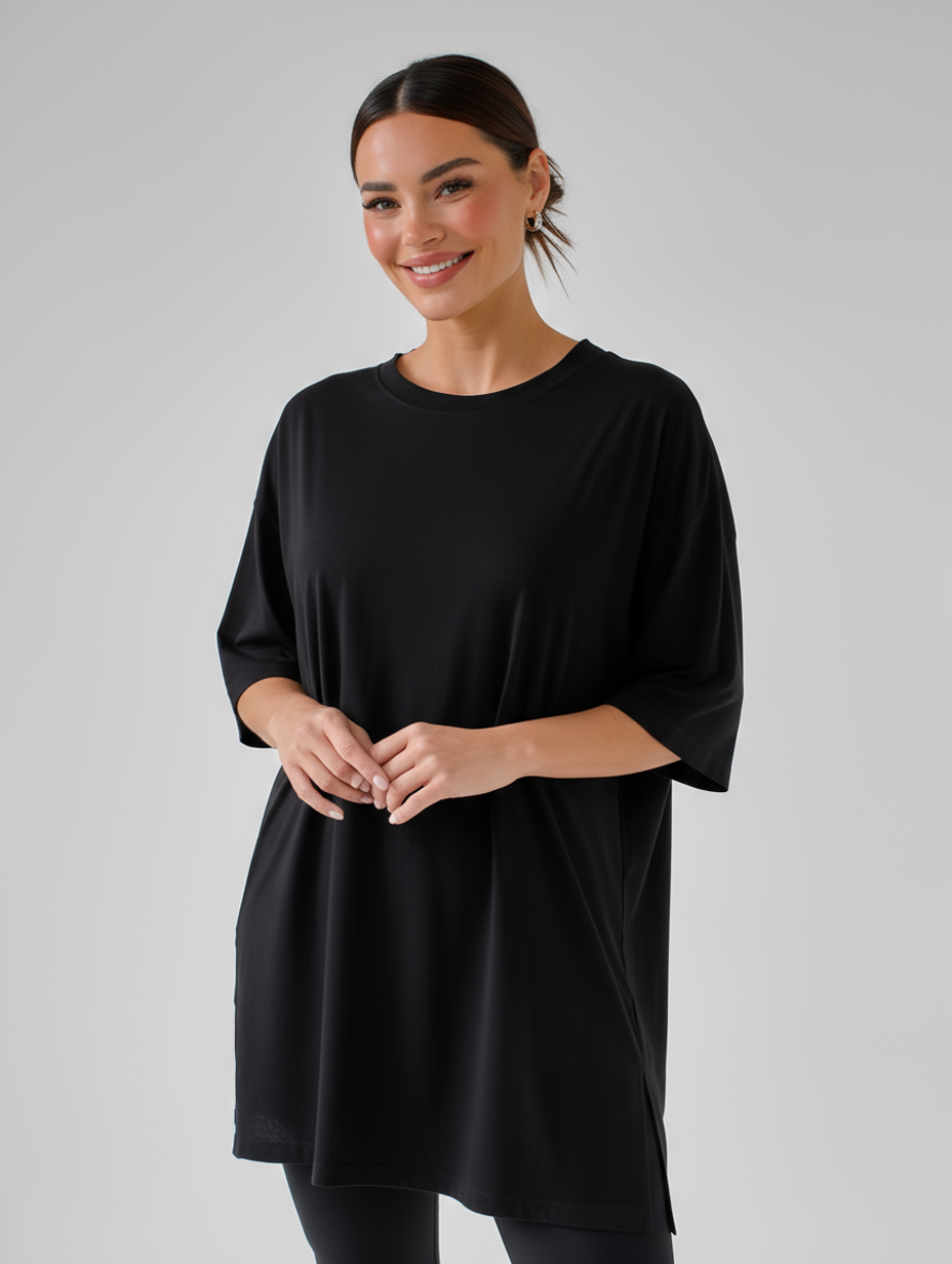 Robe à capuche oversize