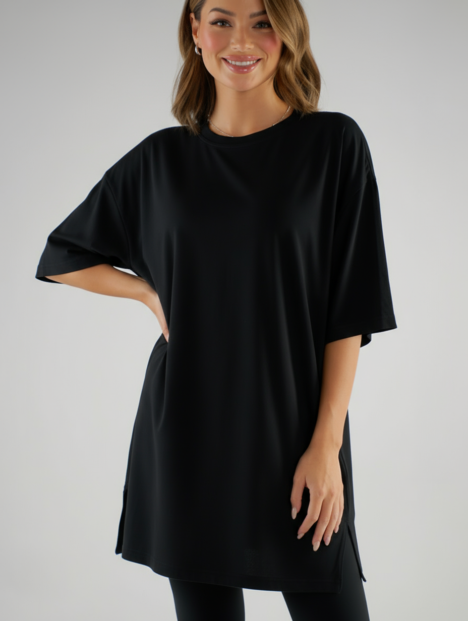 Robe à capuche oversize