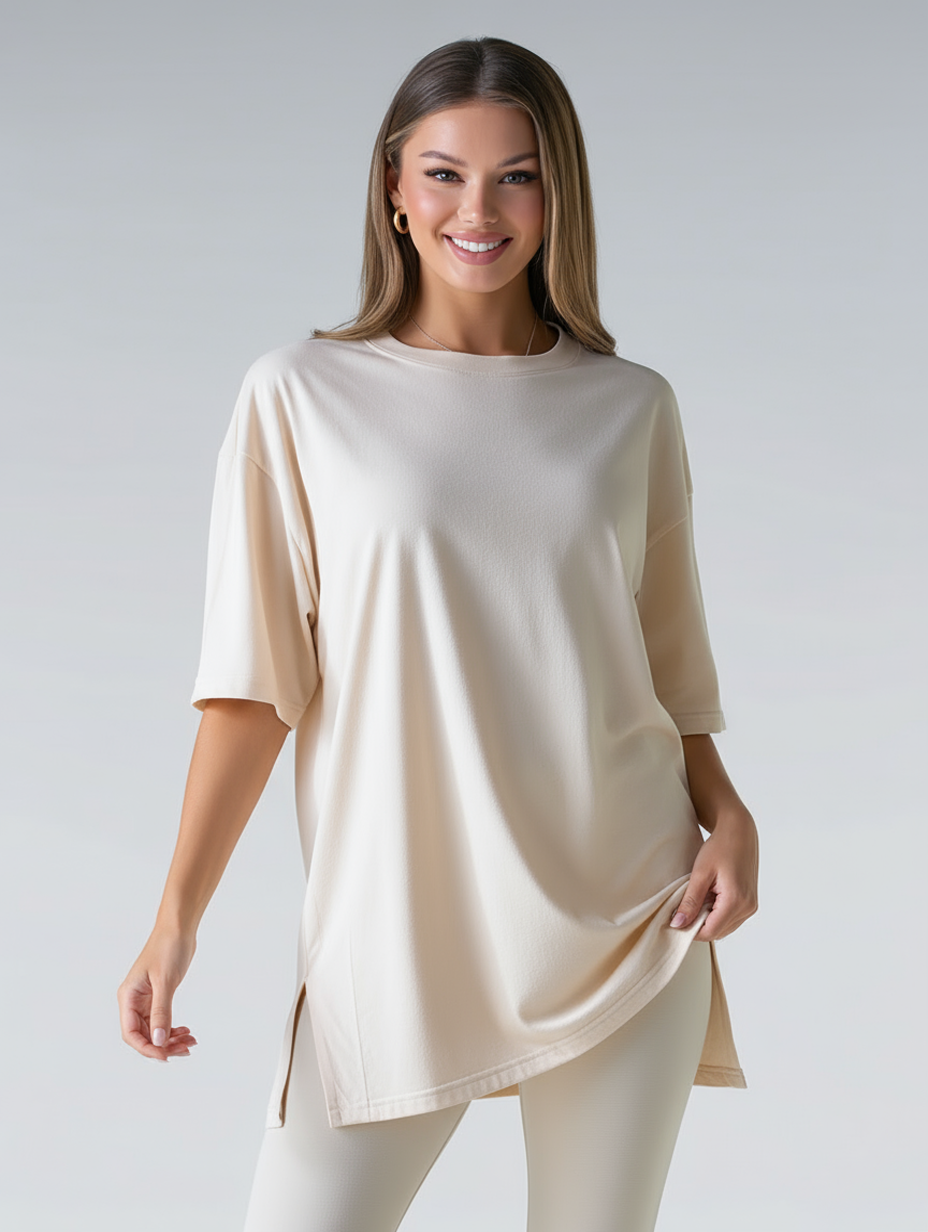 Übergroßes Hoodie-Kleid