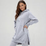 Robe à capuche oversize