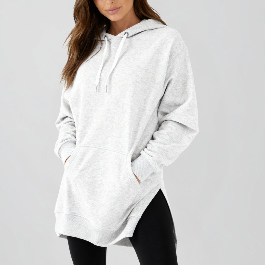 Übergroßes Hoodie-Kleid