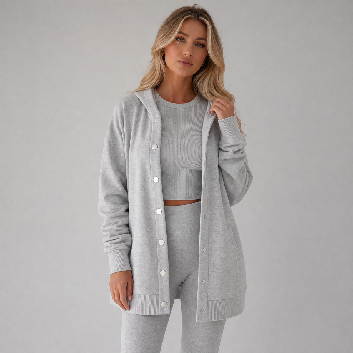 The Bliss Button Sweater