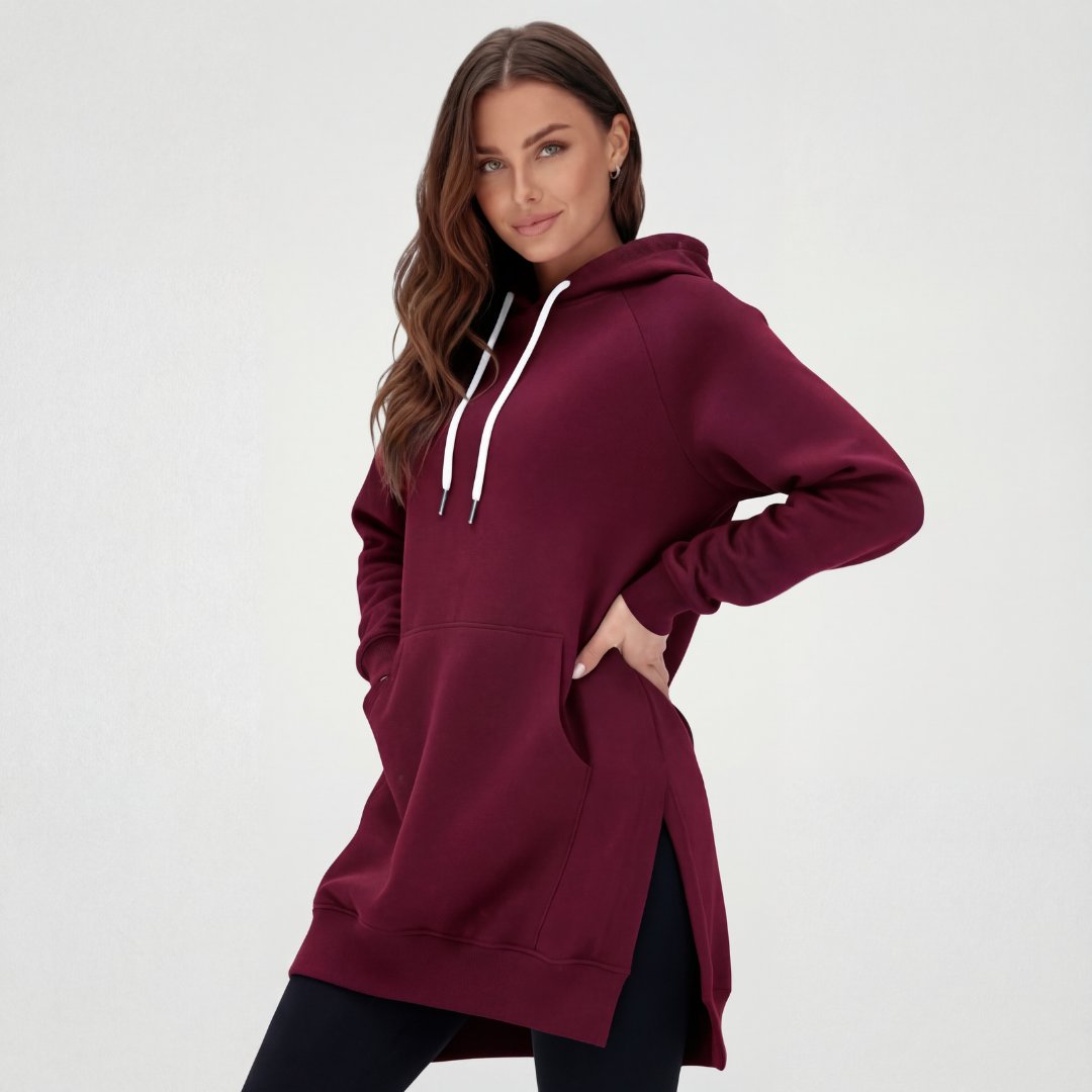 Robe à capuche oversize