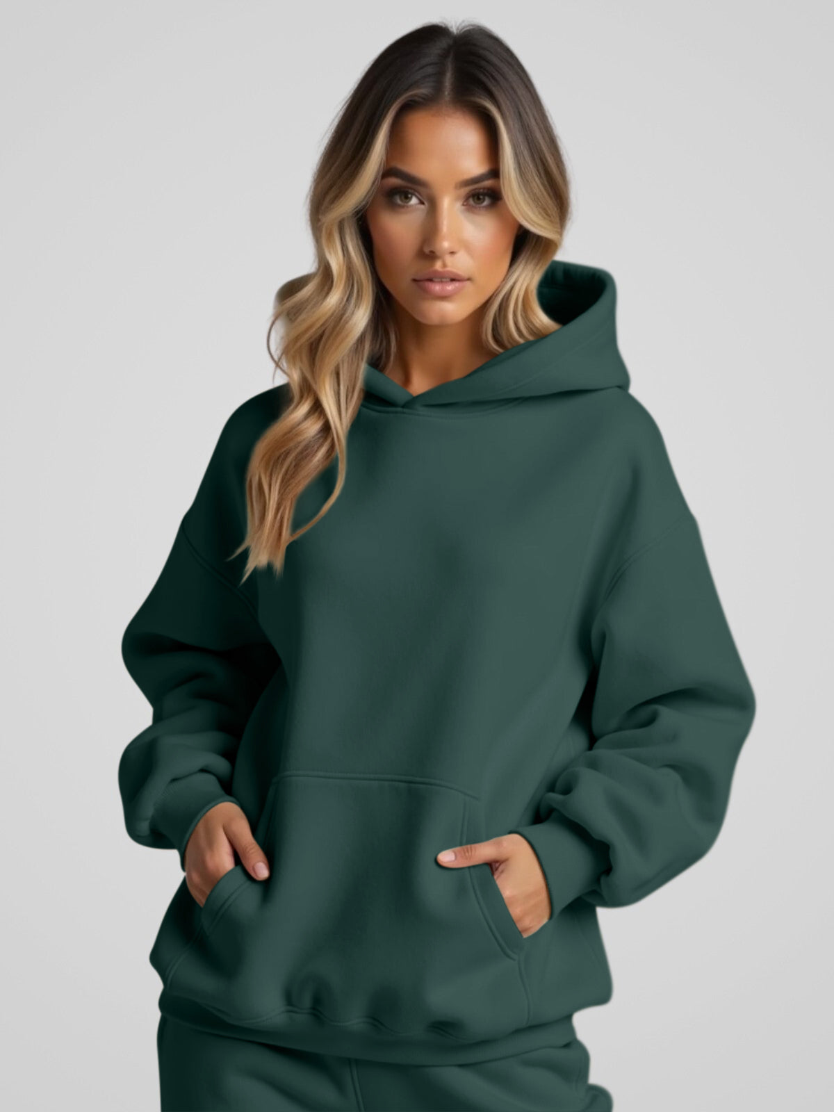 Robe à capuche oversize