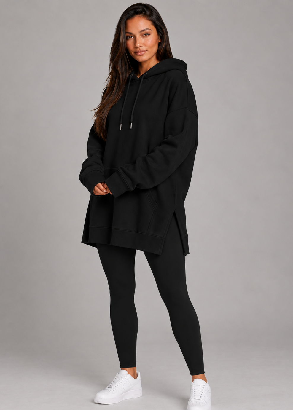 Oversized Hoodie Dress Set