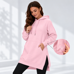 Robe à capuche oversize