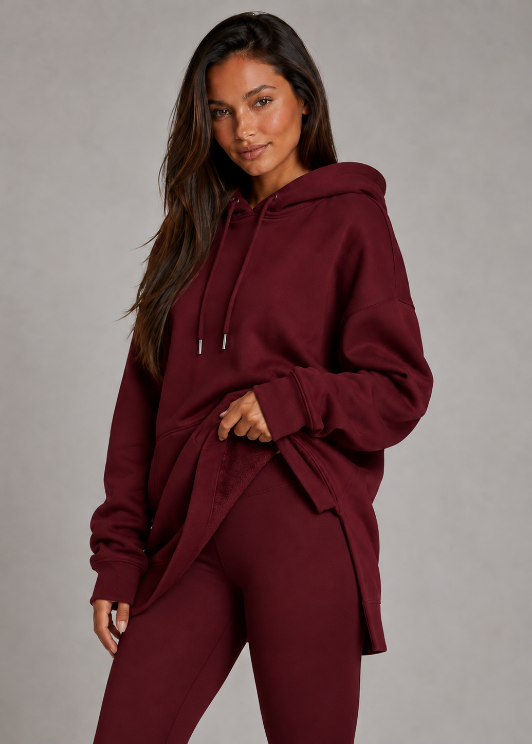 Oversized Hoodie Dress Set