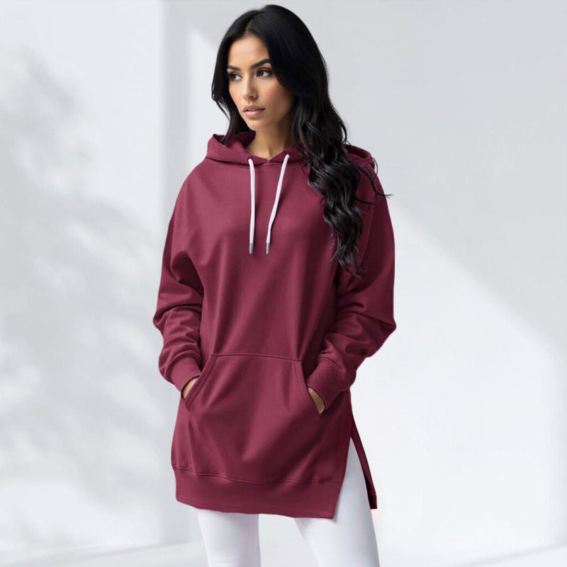 Übergroßes Hoodie-Kleid