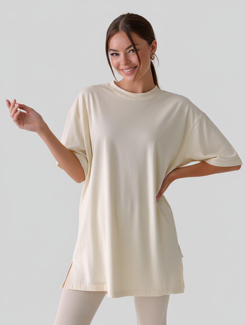 Übergroßes Hoodie-Kleid