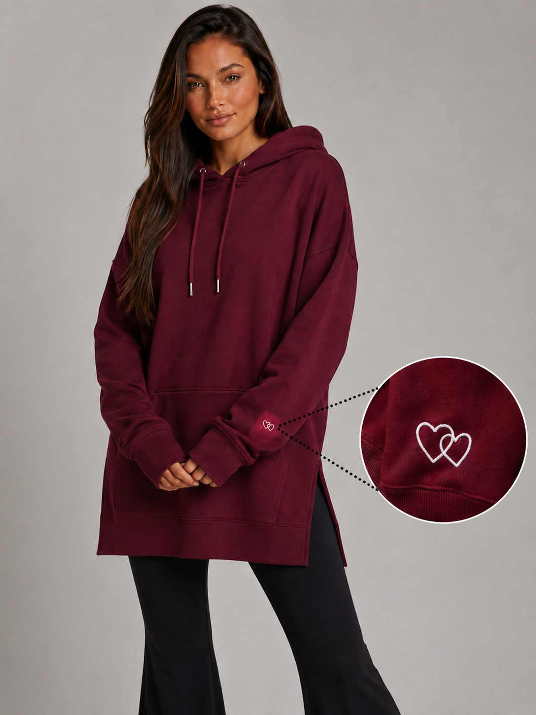 Red + Heart Sleeve